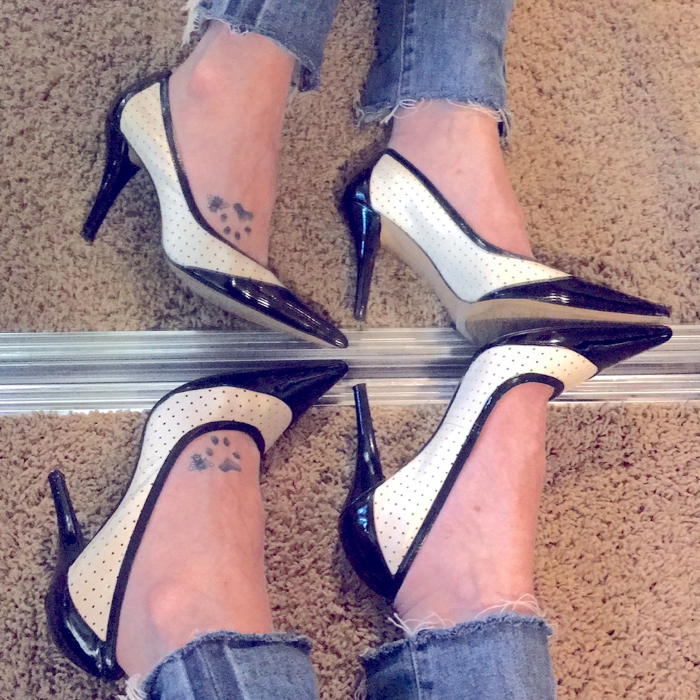 Black & White Bandolino Heels